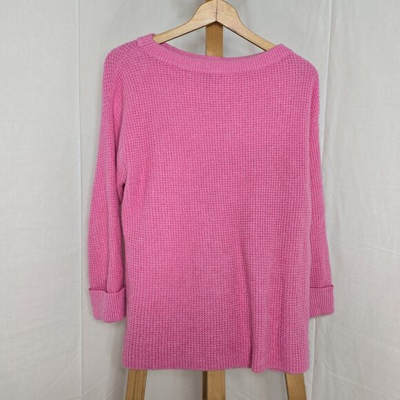 Talbots Textured Stitch Cuff Sleeve Sweater Size Medium Petite. - Picture 1 of 3